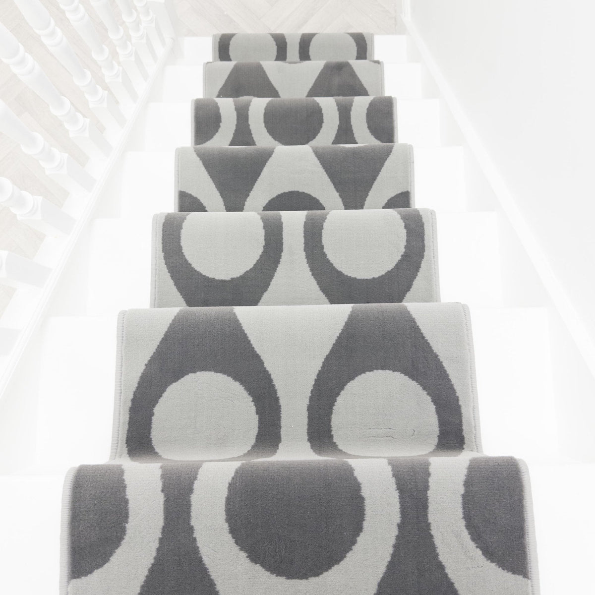 Pop Gray Stair Runner