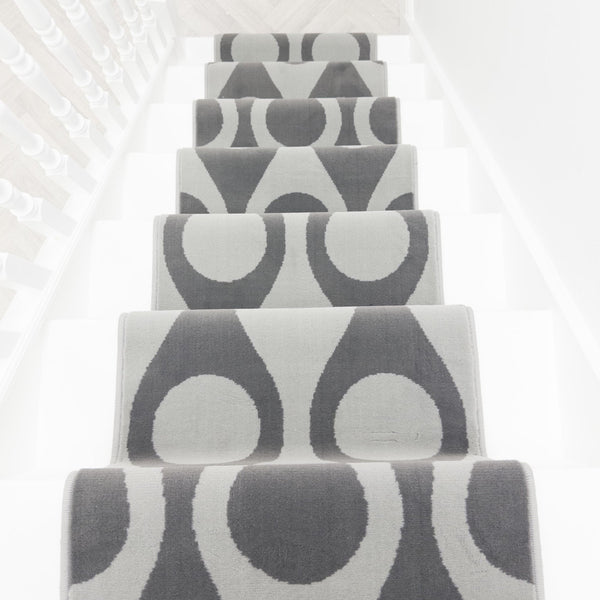 Pop Gray Stair Runner