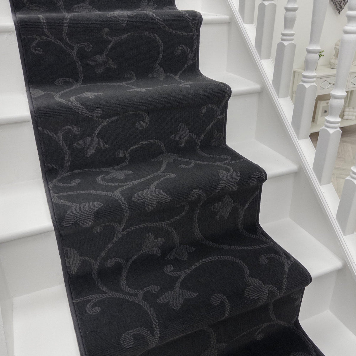 Vines Gris Tapis d’escalier