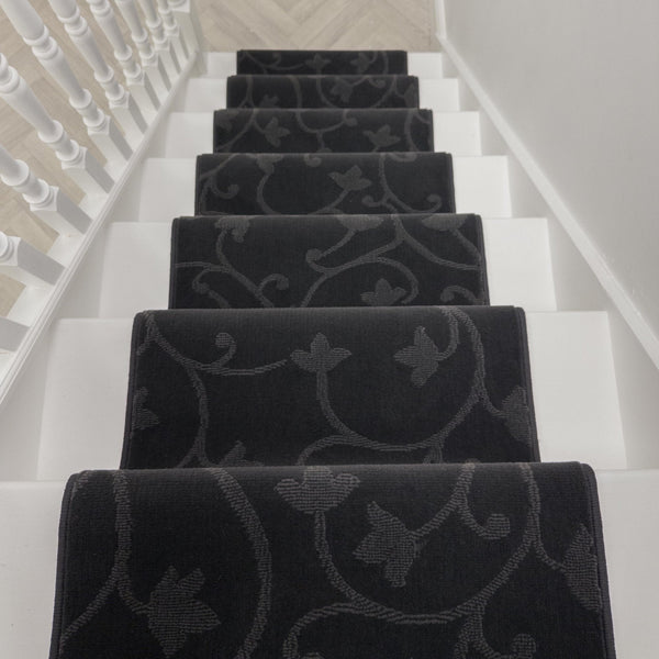 Vines Gris Tapis d’escalier