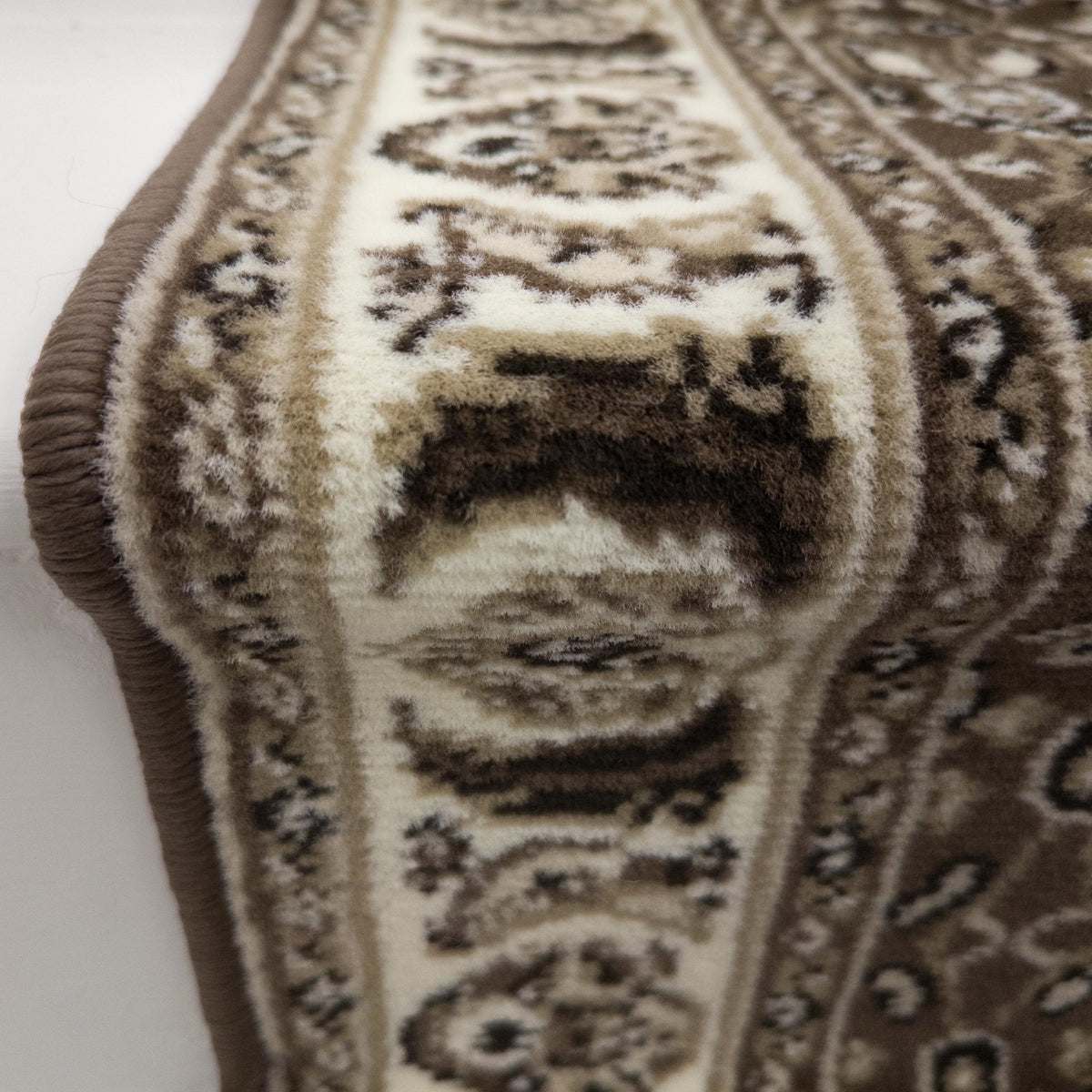 Kashan Brown Stair Runner