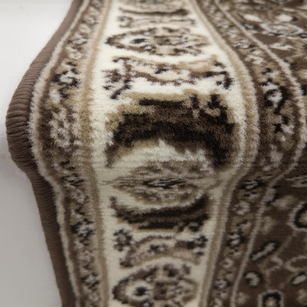 Kashan Brown Stair Runner