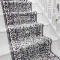 Kashan Grey Stair Runner