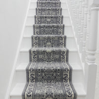 Kashan Grey Stair Runner