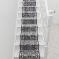 Kashan Grey Stair Runner