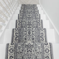 Kashan Grey Stair Runner