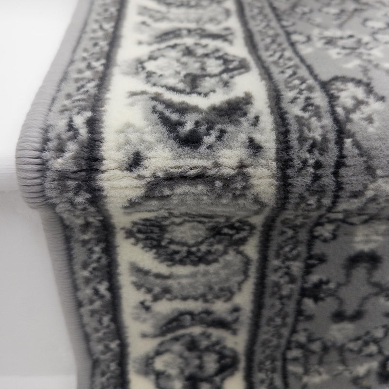 Kashan Grey Stair Runner