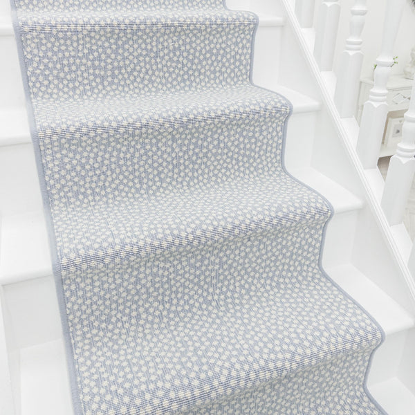Maddox Cheetah Sky Stair Runner