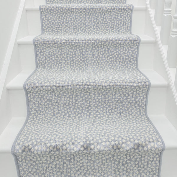 Maddox Cheetah Sky Stair Runner