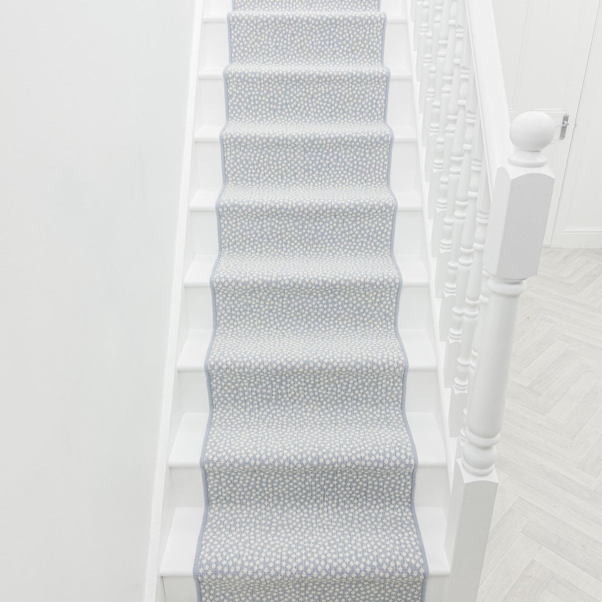 Maddox Cheetah Sky Stair Runner