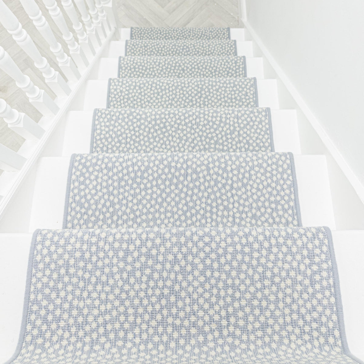 Maddox Cheetah Sky Stair Runner