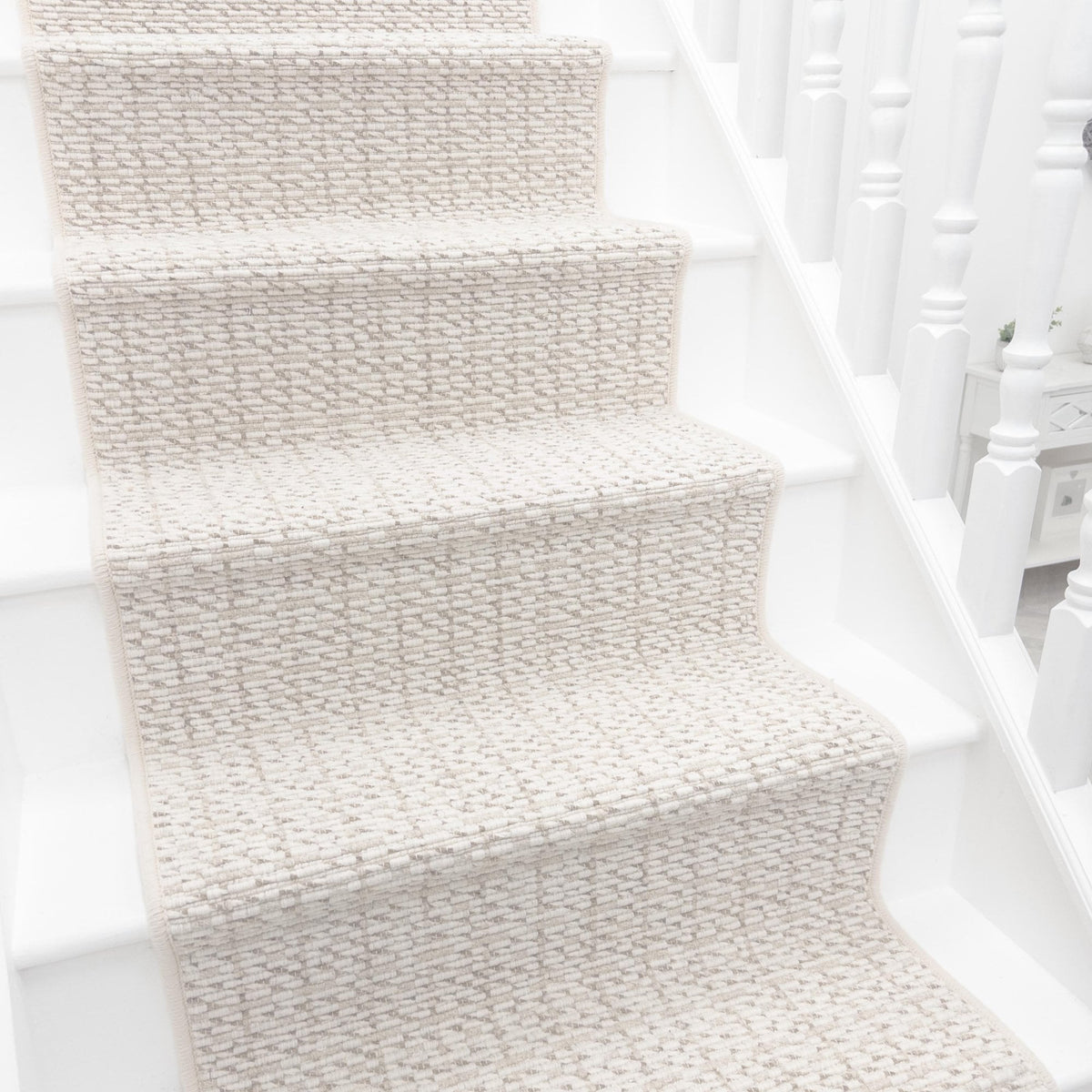 Madin Cream Stair Runner