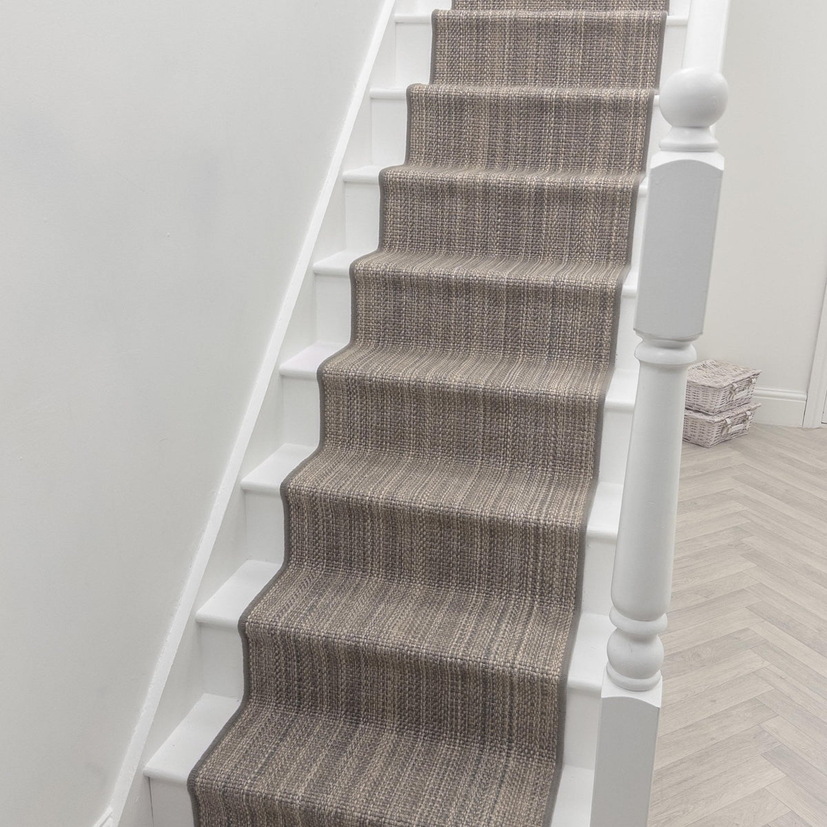 Cable Beach Taupe Stair Runner