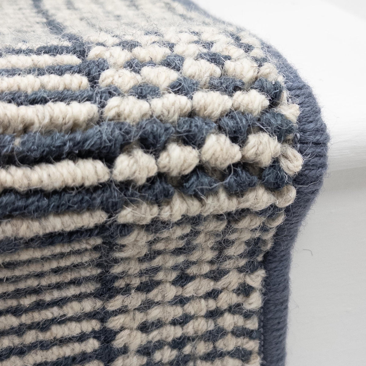 Shazia Stripe Slate Stair Runner