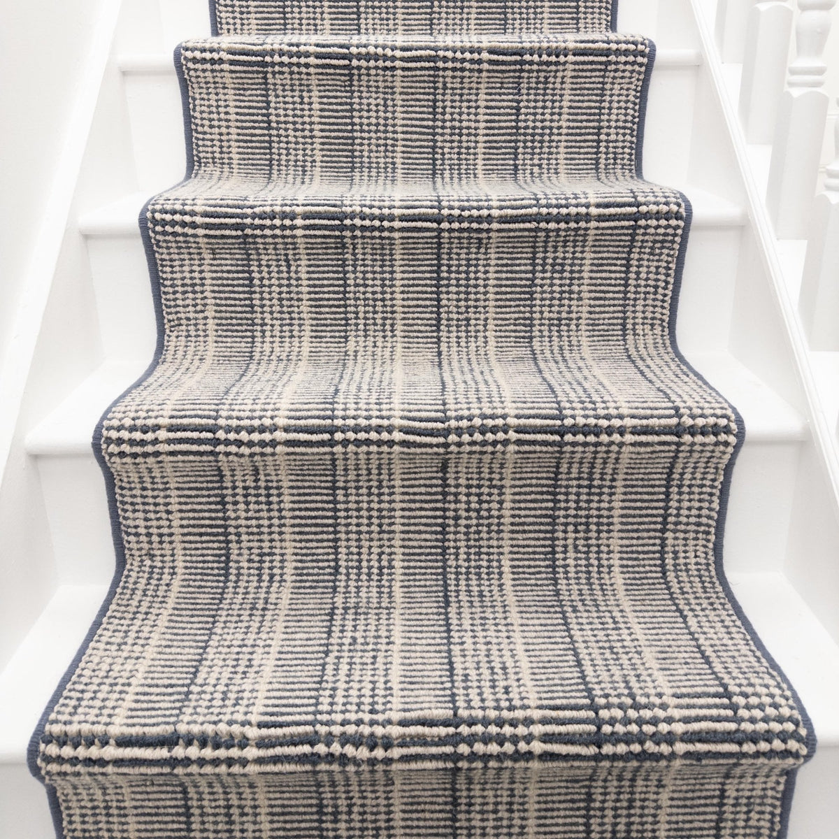 Shazia Stripe Slate Stair Runner