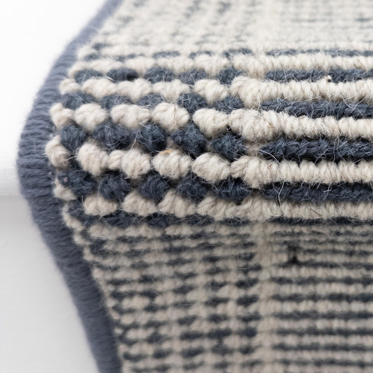 Shazia Stripe Slate Stair Runner