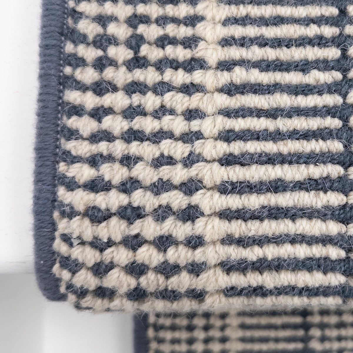 Shazia Stripe Slate Stair Runner
