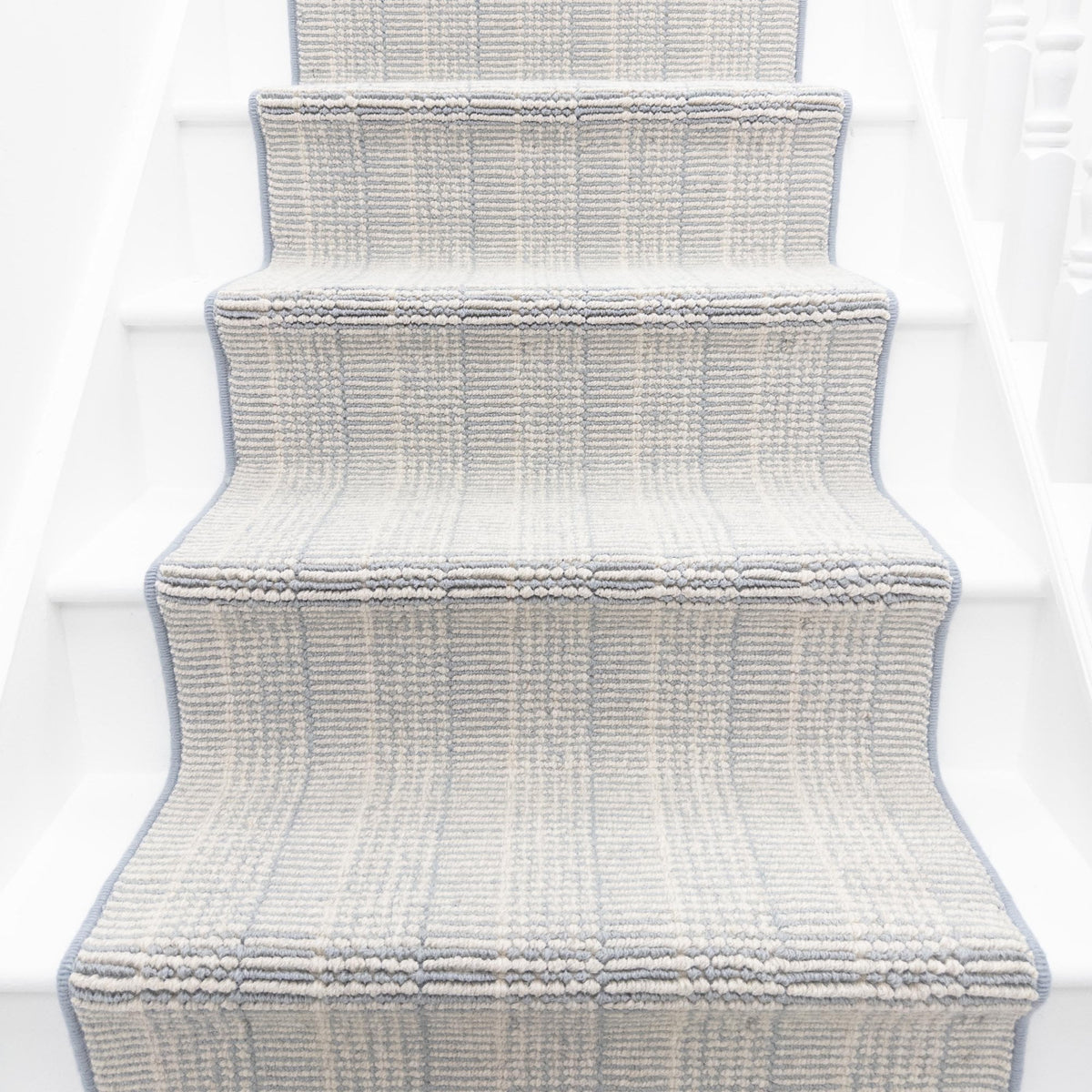 Shazia Stripe Winter Mint Stair Runner