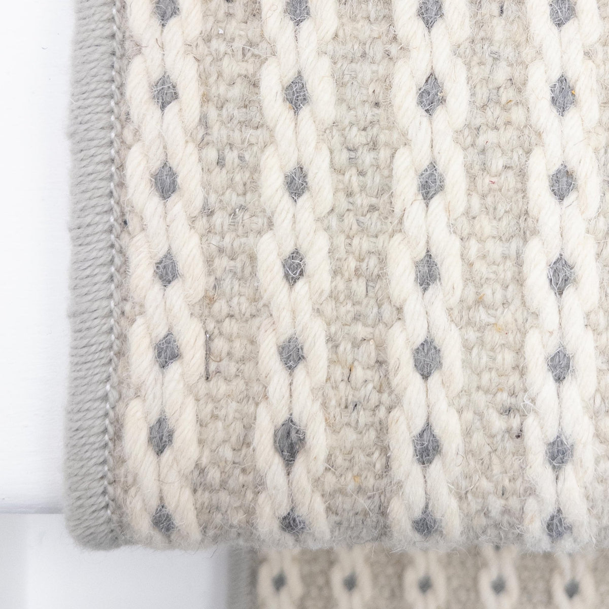 Chain Stitch Cloud Stair Runner