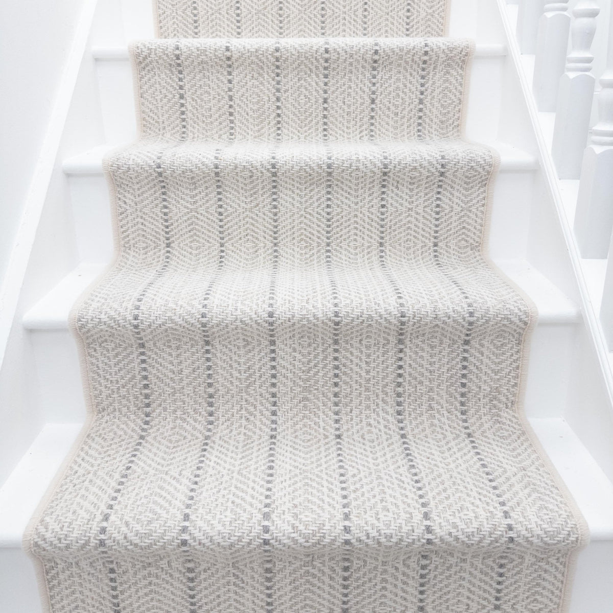 Kariba White Sand Stair Runner