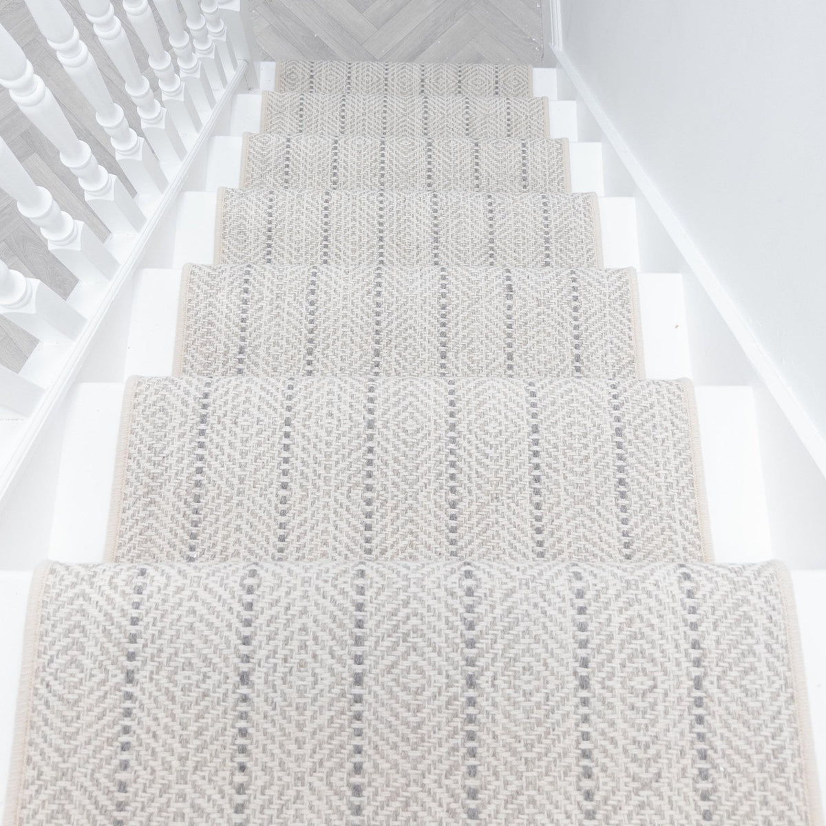 Kariba White Sand Stair Runner