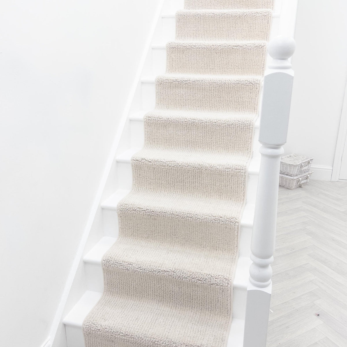 Esha Greige Stair Runner