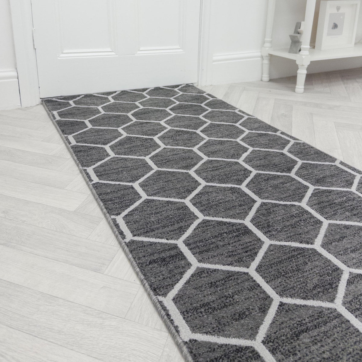 Runrug Decor Wilton Park Lane Titanium Hall Runner