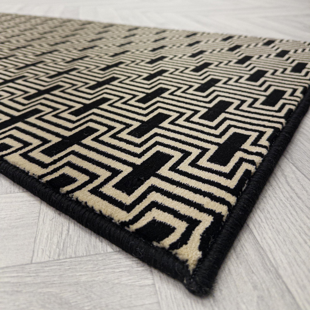 Regents Modern Black Magic  Hall Runner