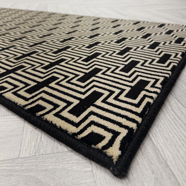 Regents Modern Black Magic  Hall Runner