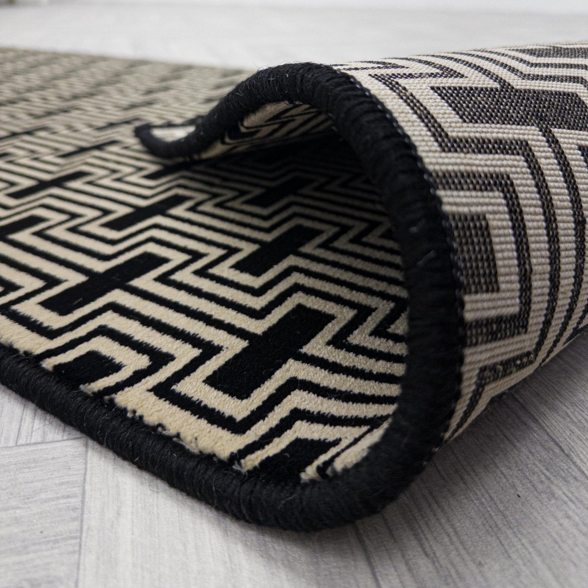 Regents Modern Black Magic  Hall Runner