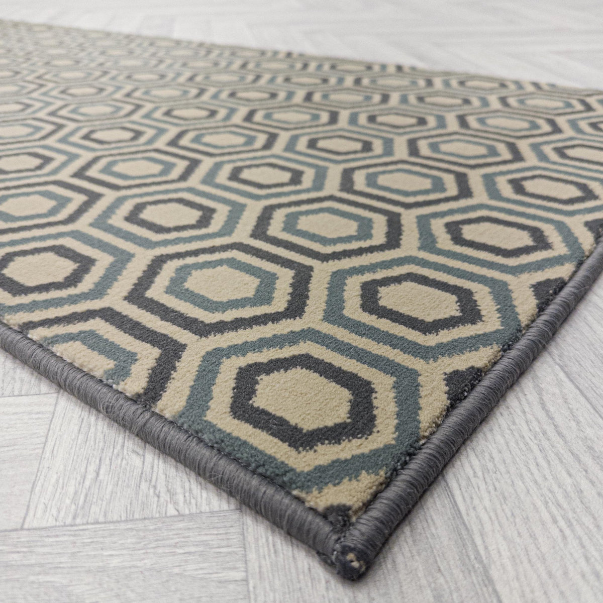 Regents Modern Blue Sky  Hall Runner