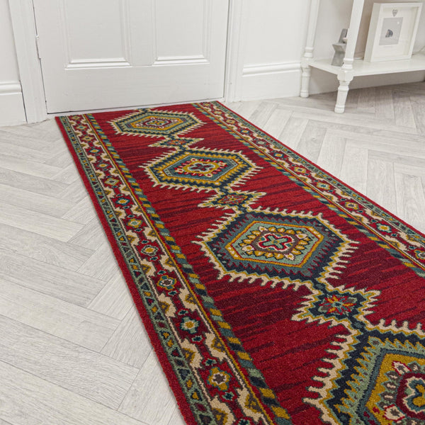 Sultan Red 210706 Hallway Carpet Runner