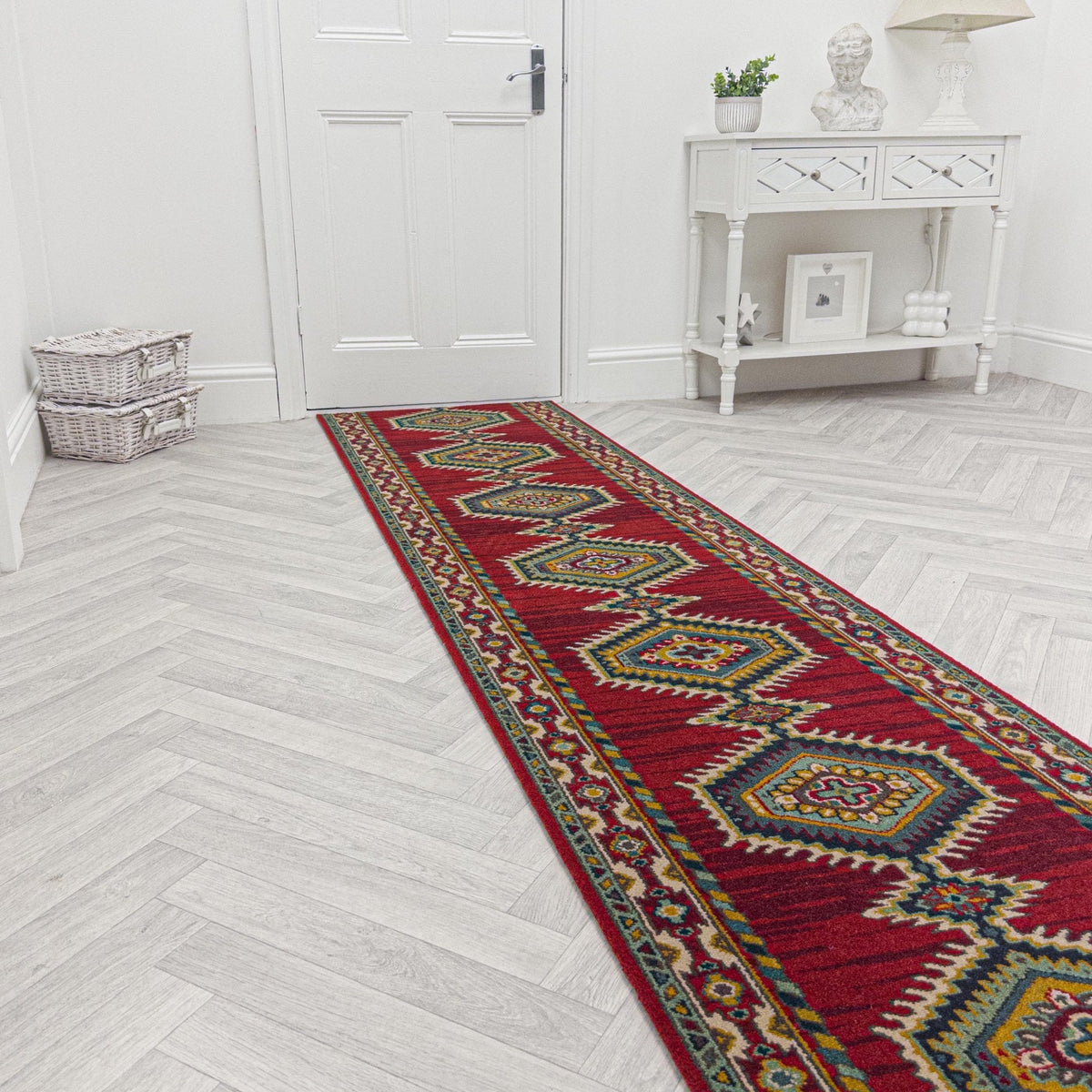 Sultan Red 210706 Hallway Carpet Runner