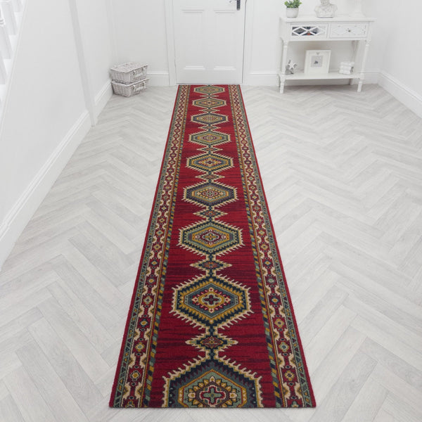 Sultan Red 210706 Hallway Carpet Runner