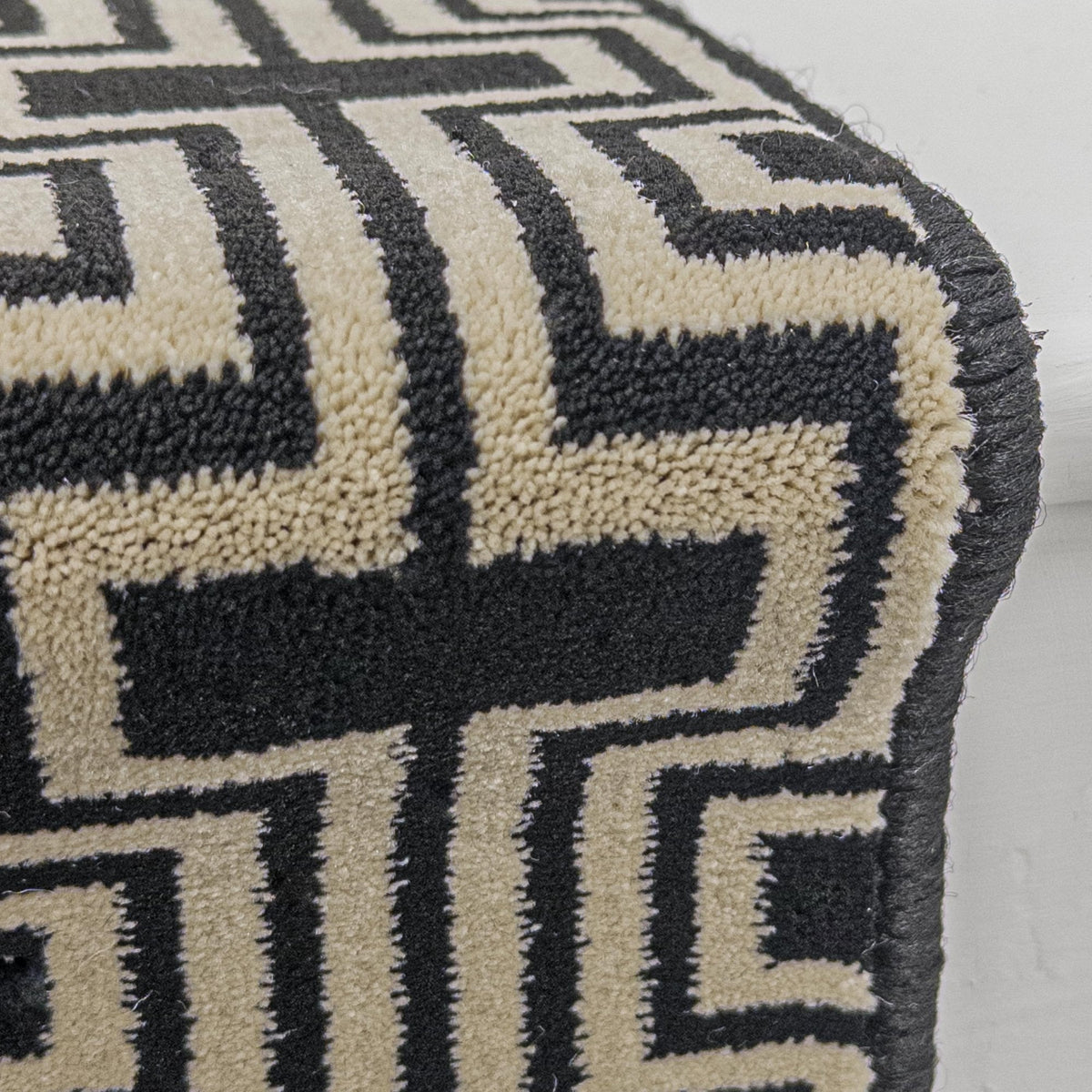Regents Modern Black Magic Stair Runner