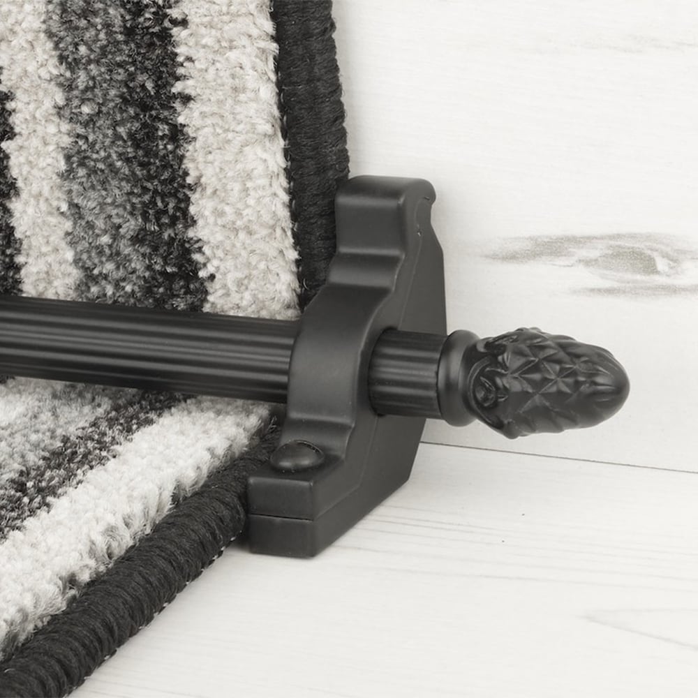 Country Black Sherwood Reeded Sample