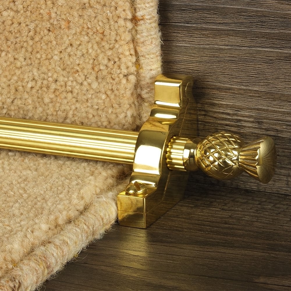 Country Brass Finish Arran Reeded Sample