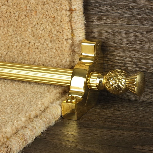 Country Brass Finish Arran Reeded Sample