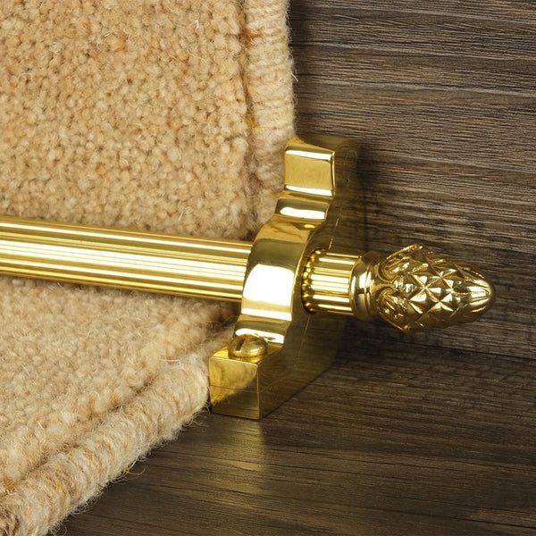 Country Brass Finish Sherwood Reeded Sample
