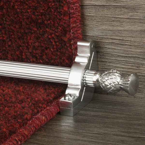 Country Brushed Chrome Arran Reeded Sample
