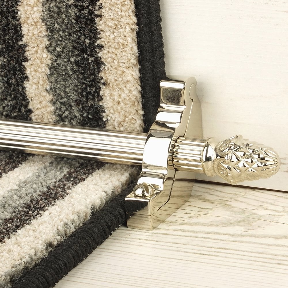 Country Polished Nickel Finish Sherwood Reeded Sample