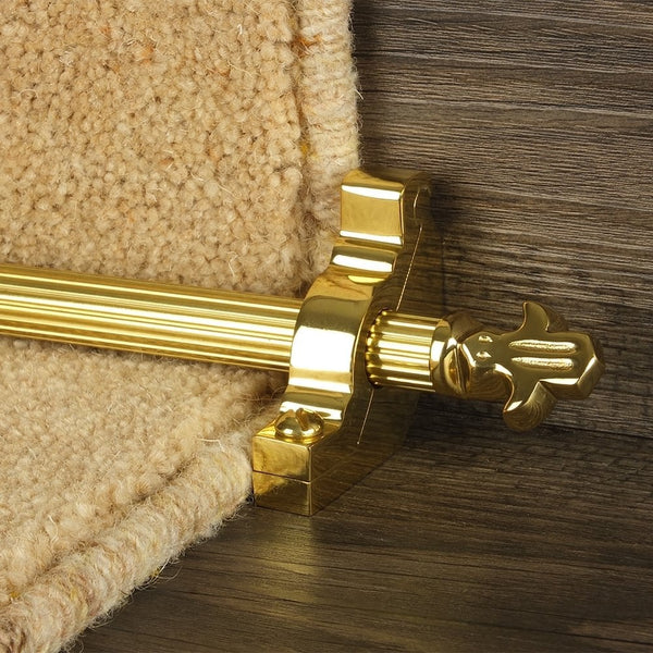 Country Brass Finish Bordeaux Reeded Sample