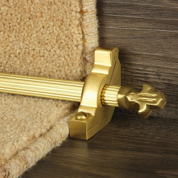 Country Satin Brass Finish Bordeaux Reeded Sample
