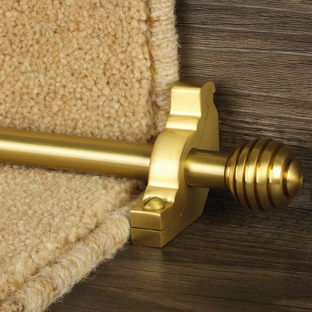 Vision Satin Brass Sphere Plain Sample