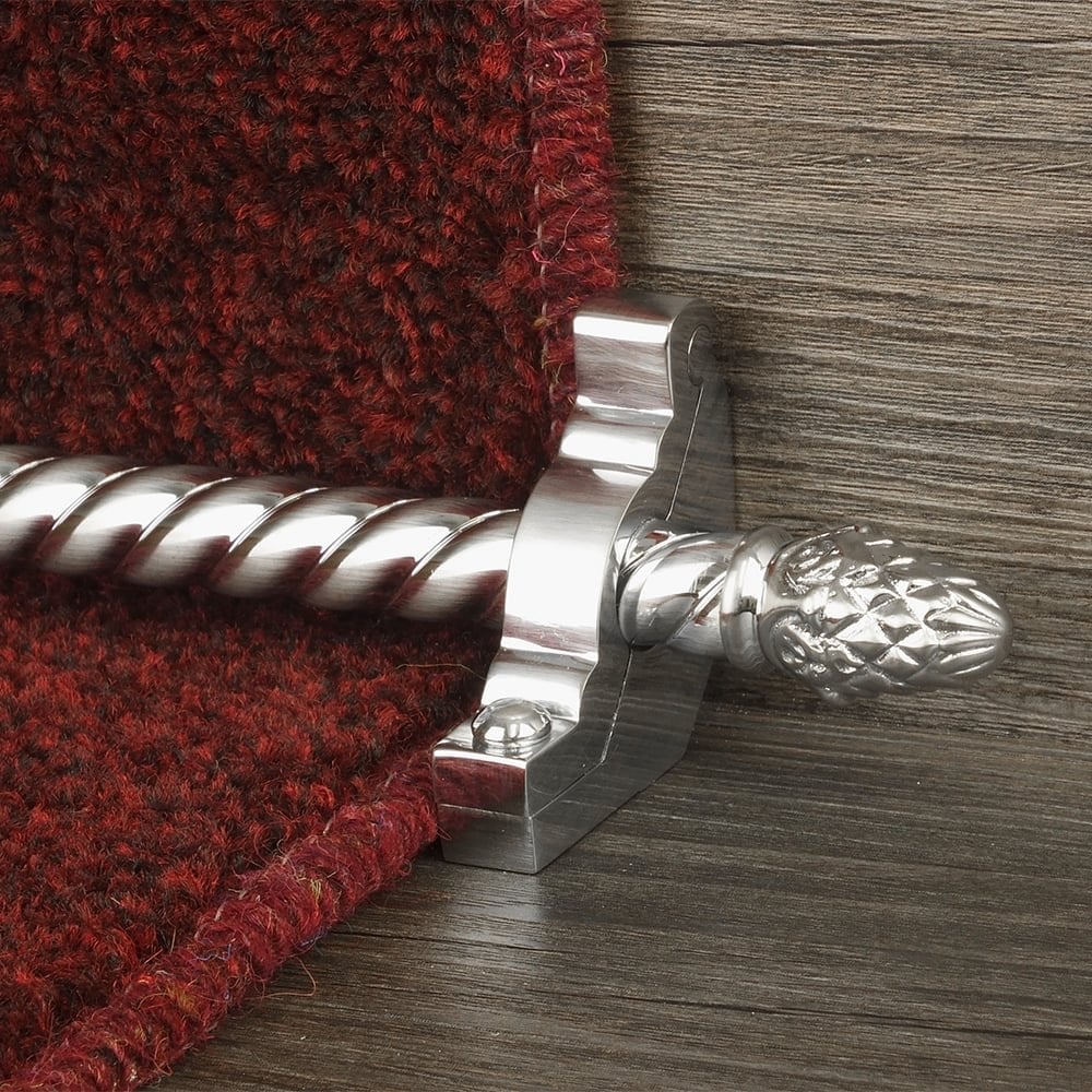 Country Brushed Chrome Sherwood Spiral Sample