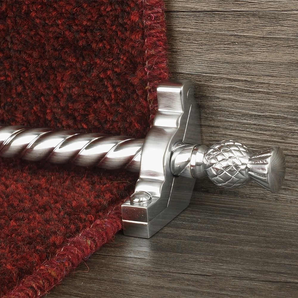 Country Brushed Chrome Arran Spiral Sample