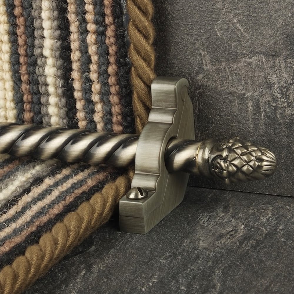 Country Pewter Finish Sherwood Spiral Sample