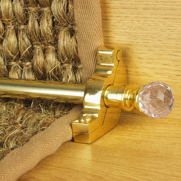 Crystal Brass Rose Plain Sample