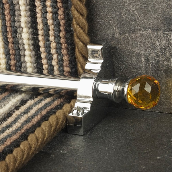 Crystal Chrome Amber Plain Sample