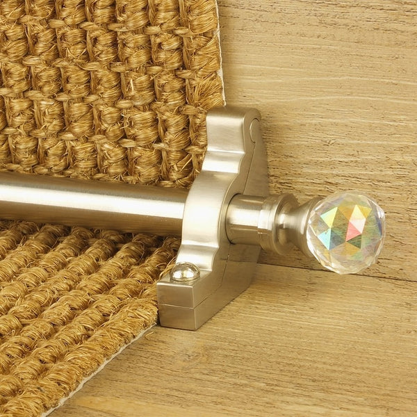 Crystal Satin Nickel Rainbow Plain Sample